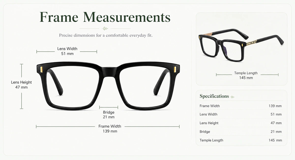 Frame size and fit details