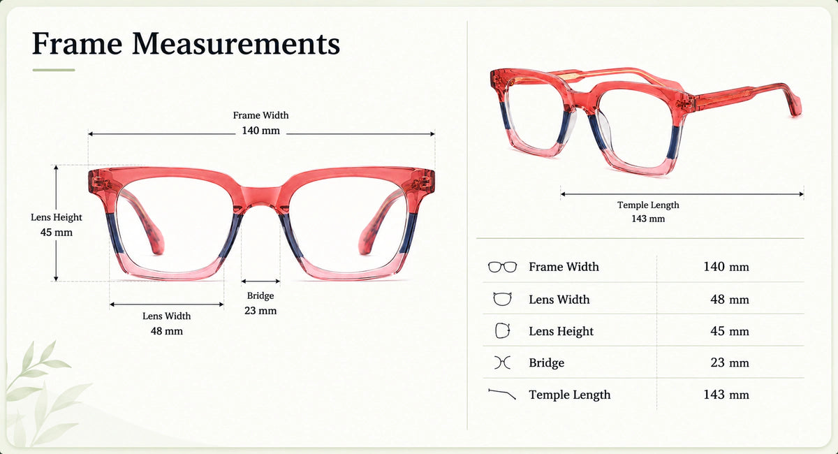 Frame size and fit details