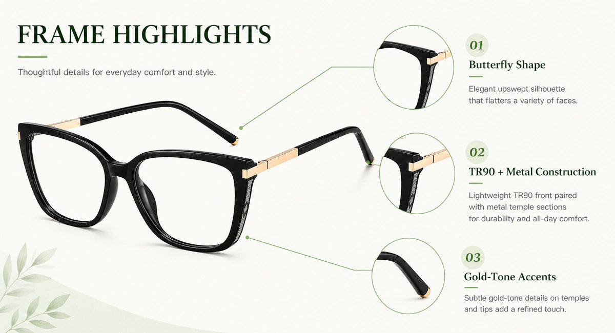Prescription-ready eyewear frame