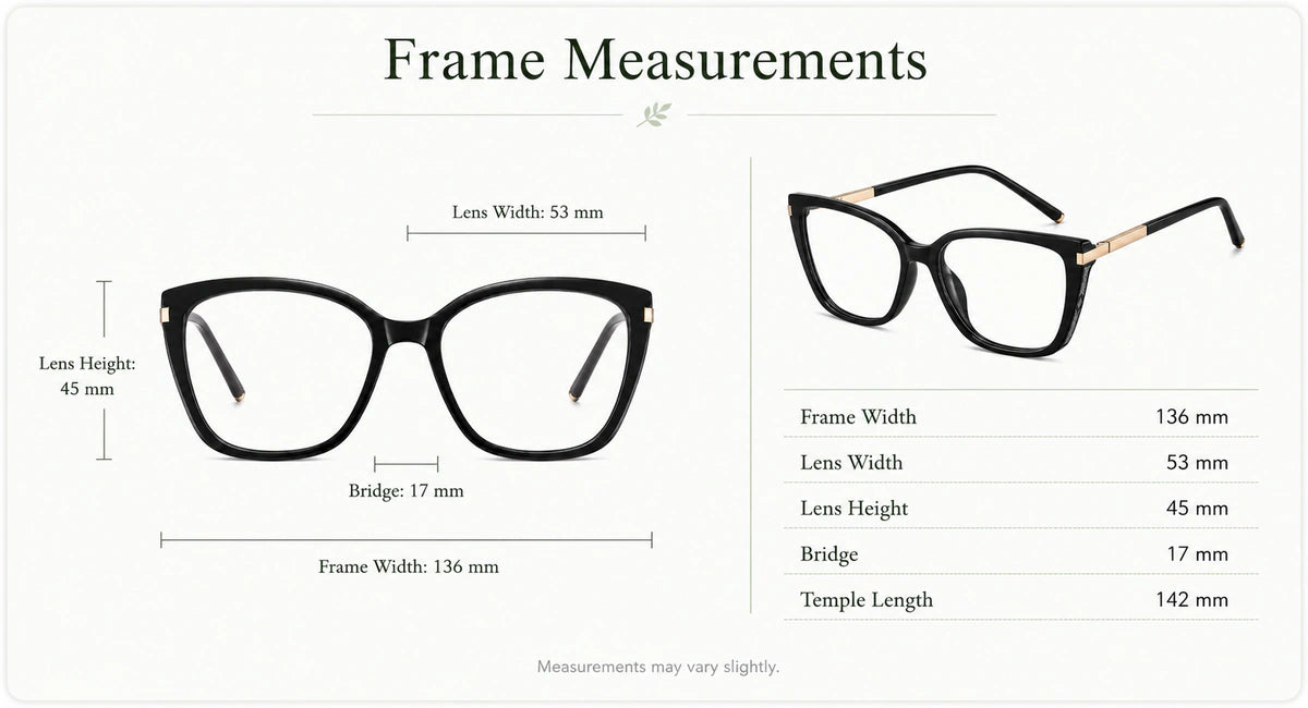 Frame size and fit details