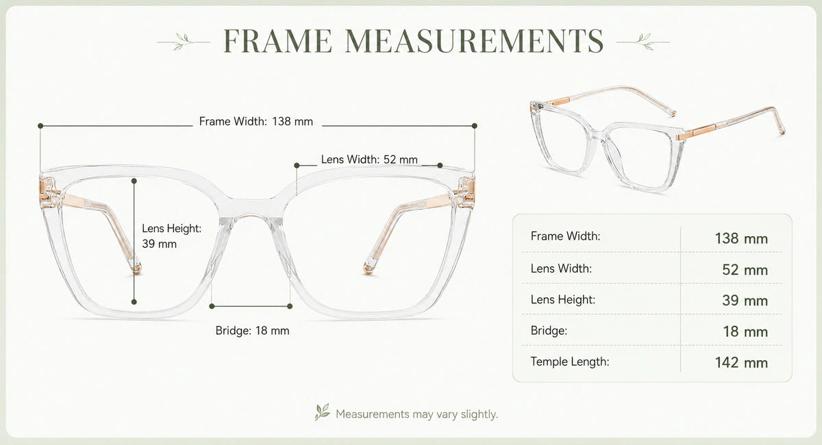 Frame size and fit details