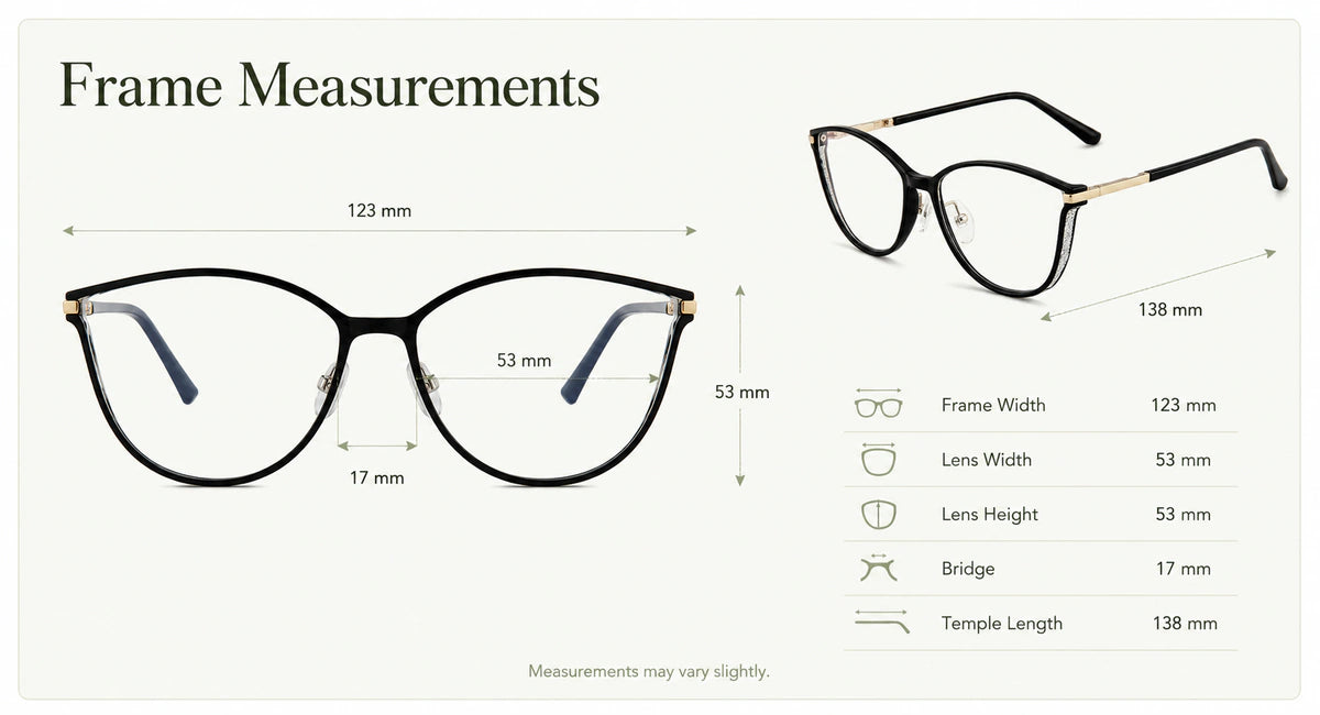Frame size and fit details