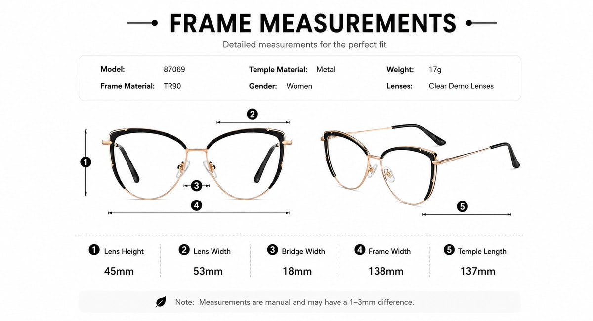 Frame size and fit details