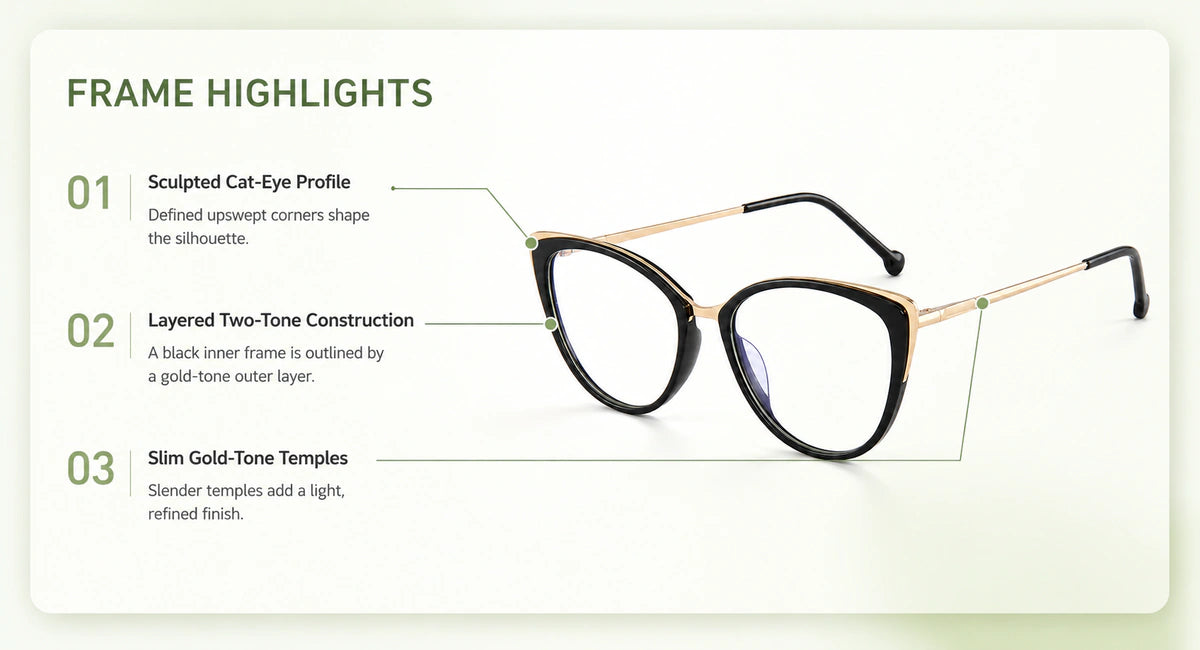 Prescription-ready eyewear frame