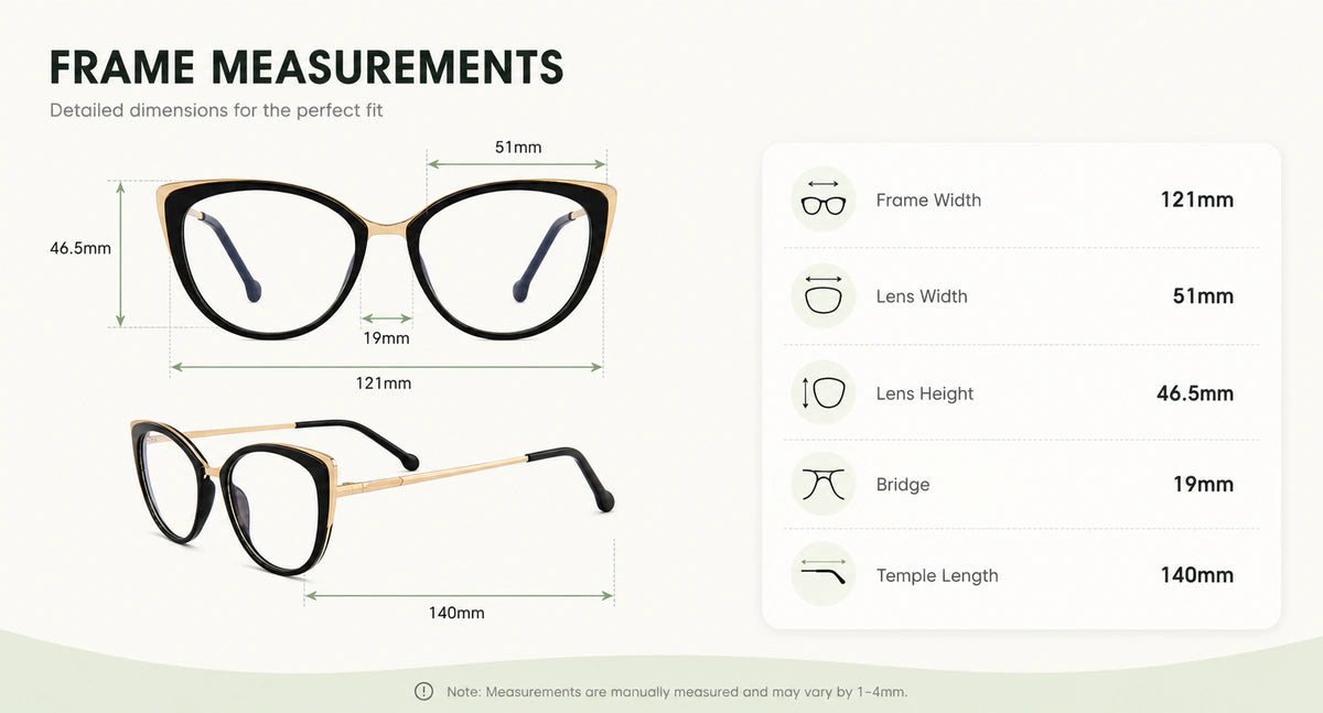 Frame size and fit details