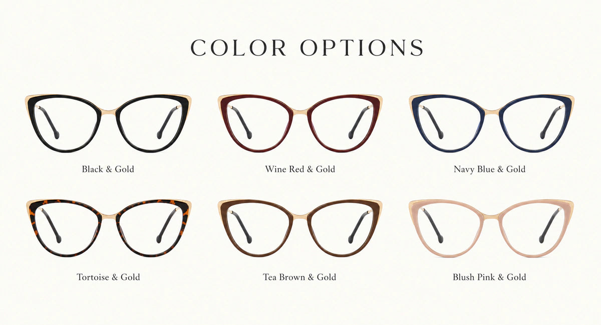 Available frame colors and details