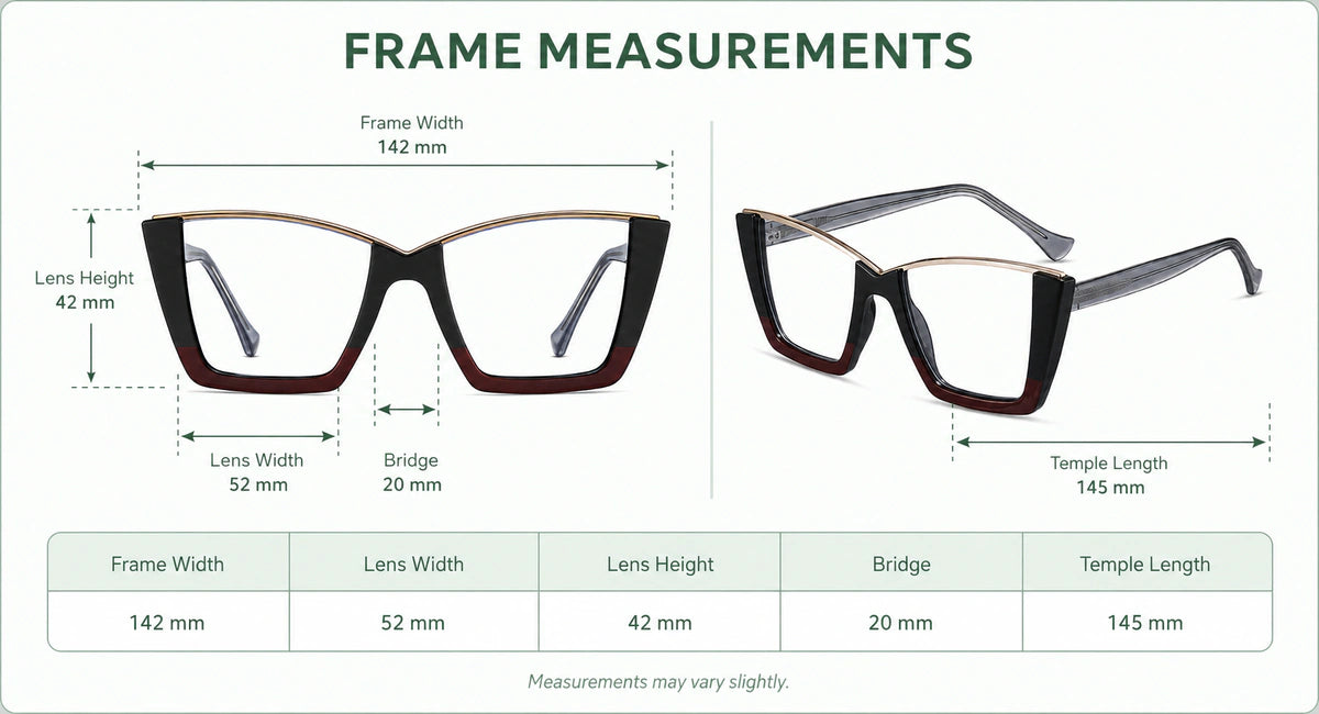 Frame size and fit details