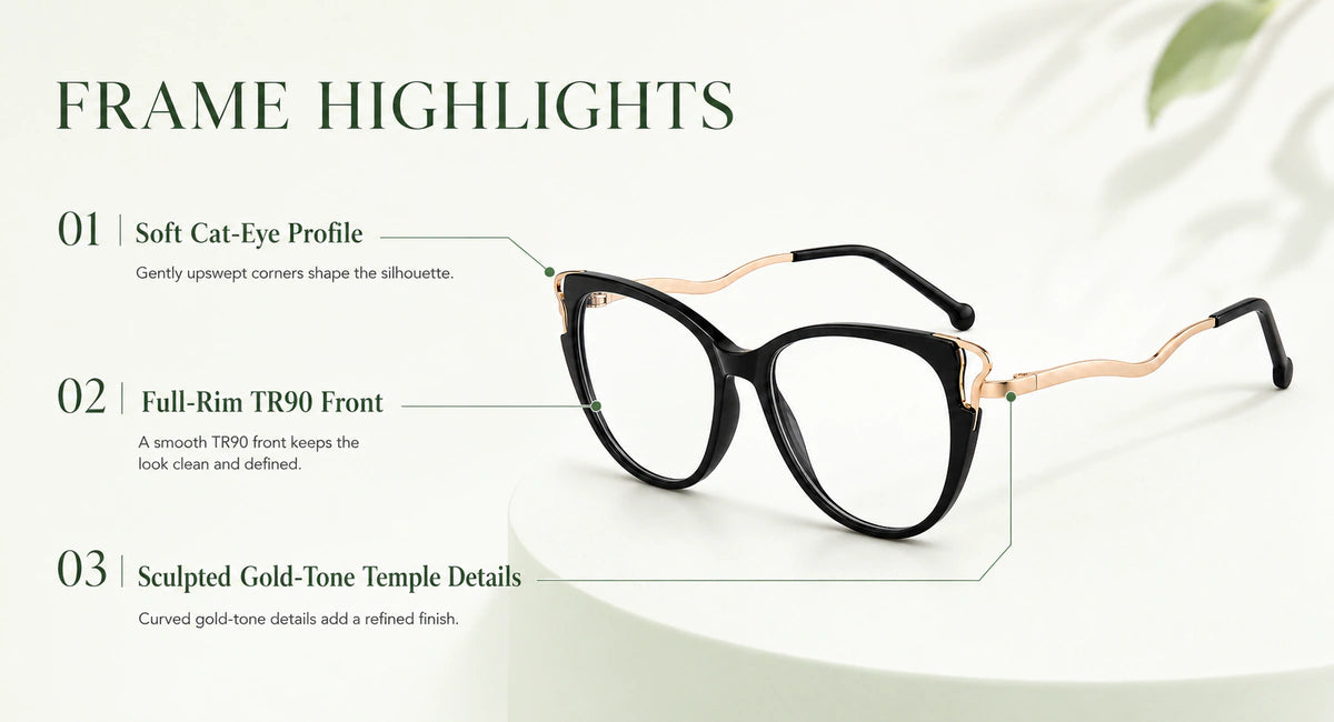 Prescription-ready eyewear frame