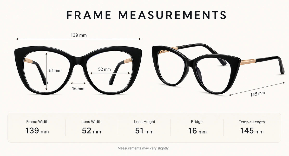 Frame size and fit details