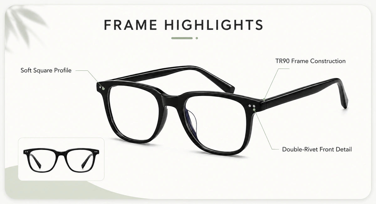 Prescription-ready eyewear frame
