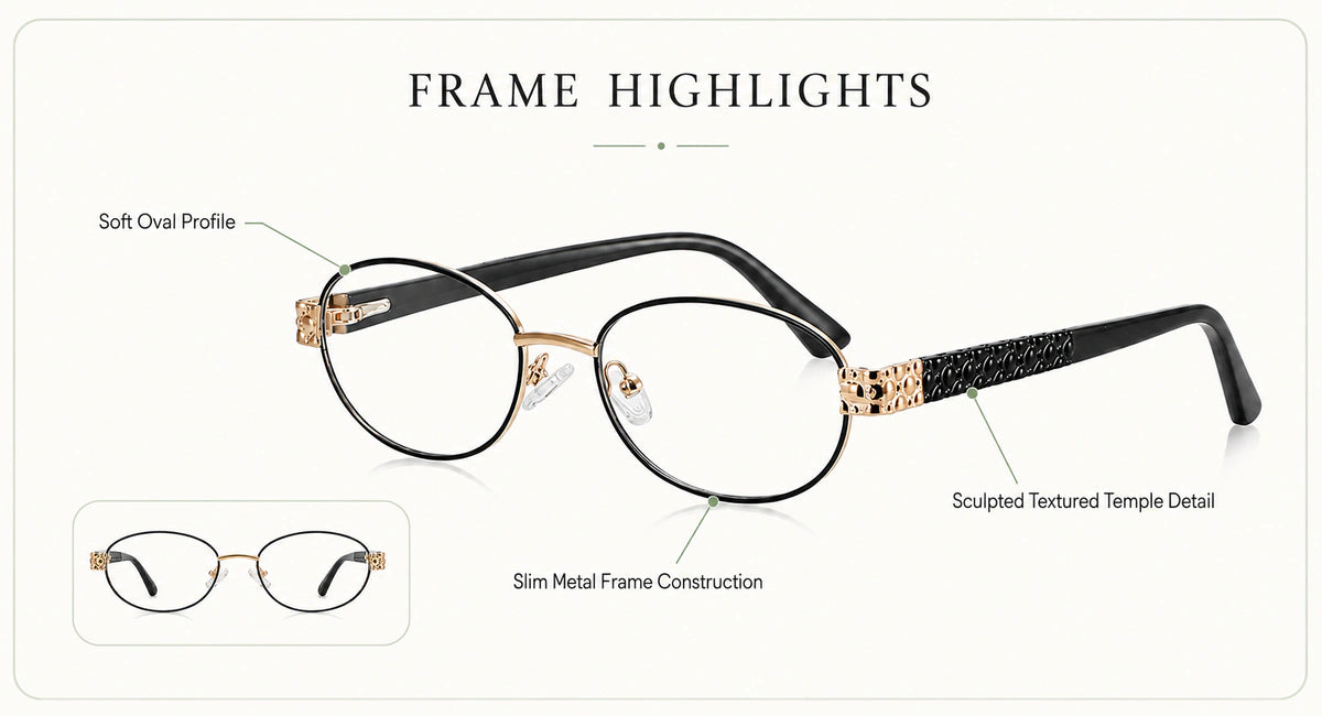 Prescription-ready eyewear frame