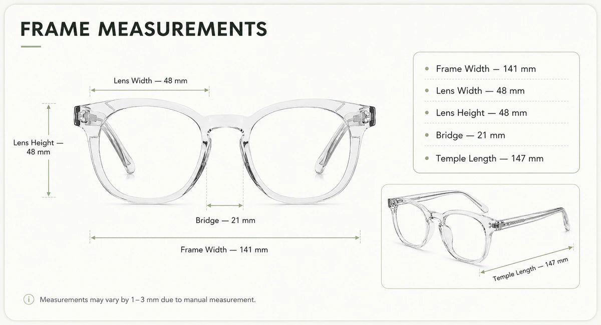 Frame size and fit details