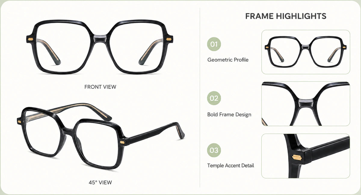 Prescription-ready eyewear frame