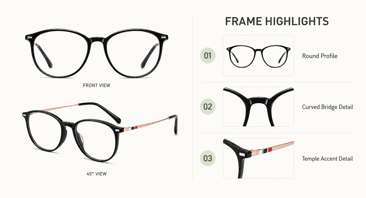 Prescription-ready eyewear frame
