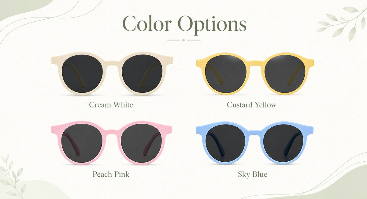 Available frame colors and details