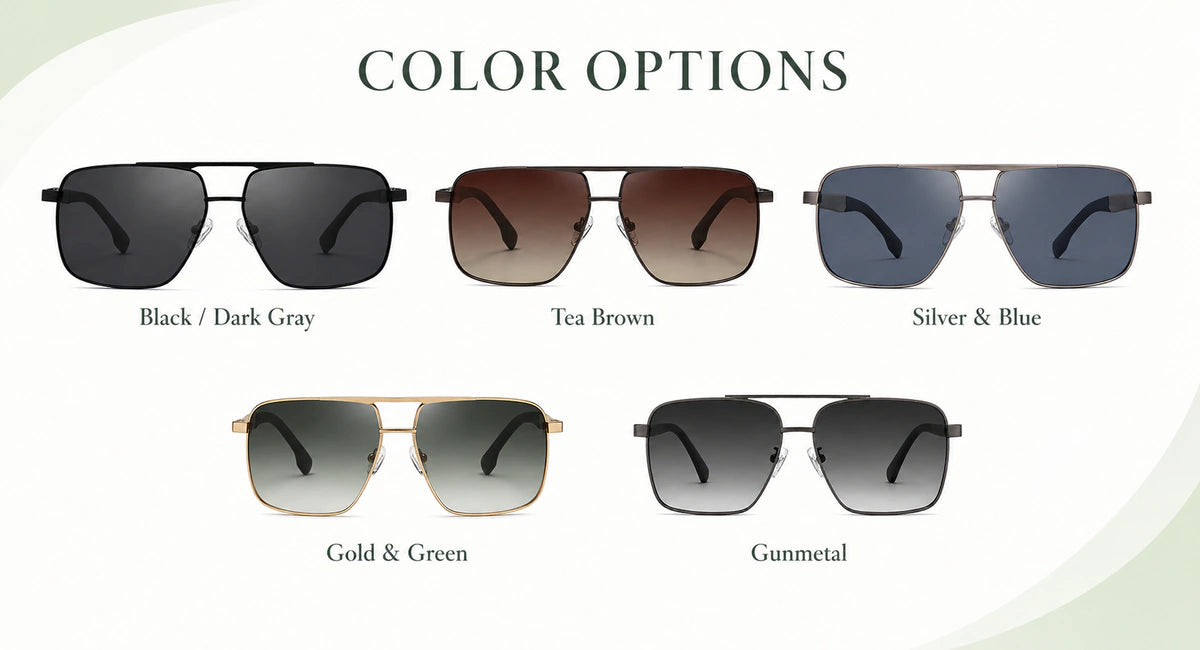 Available frame colors and details