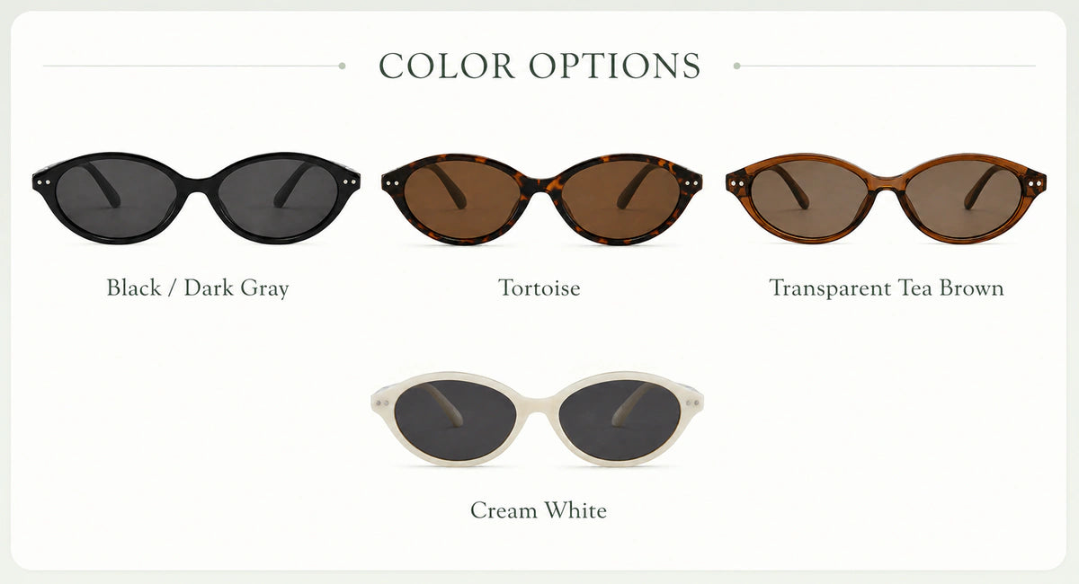 Available frame colors and details