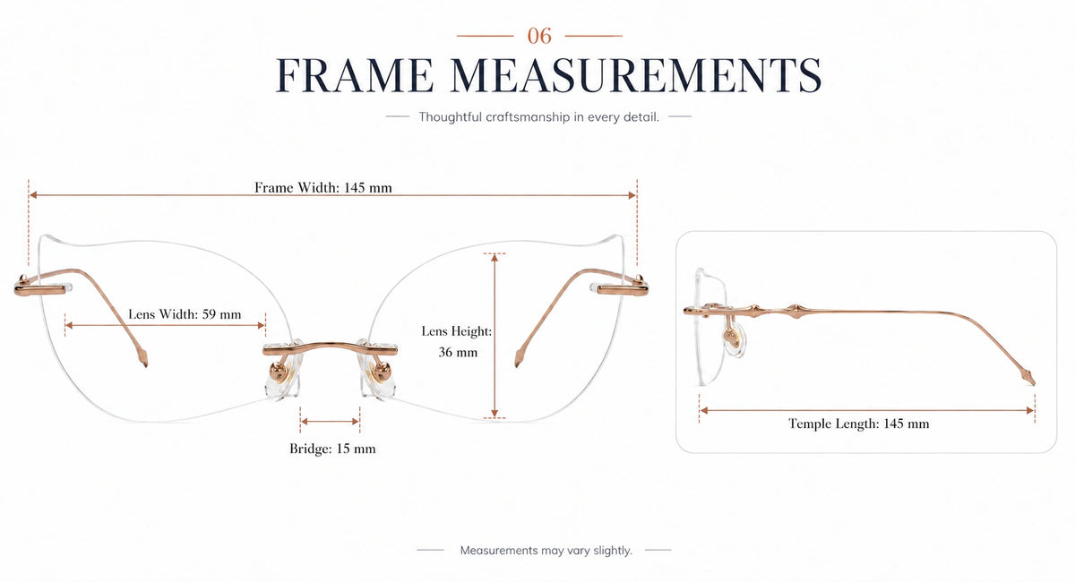 Frame size and fit details