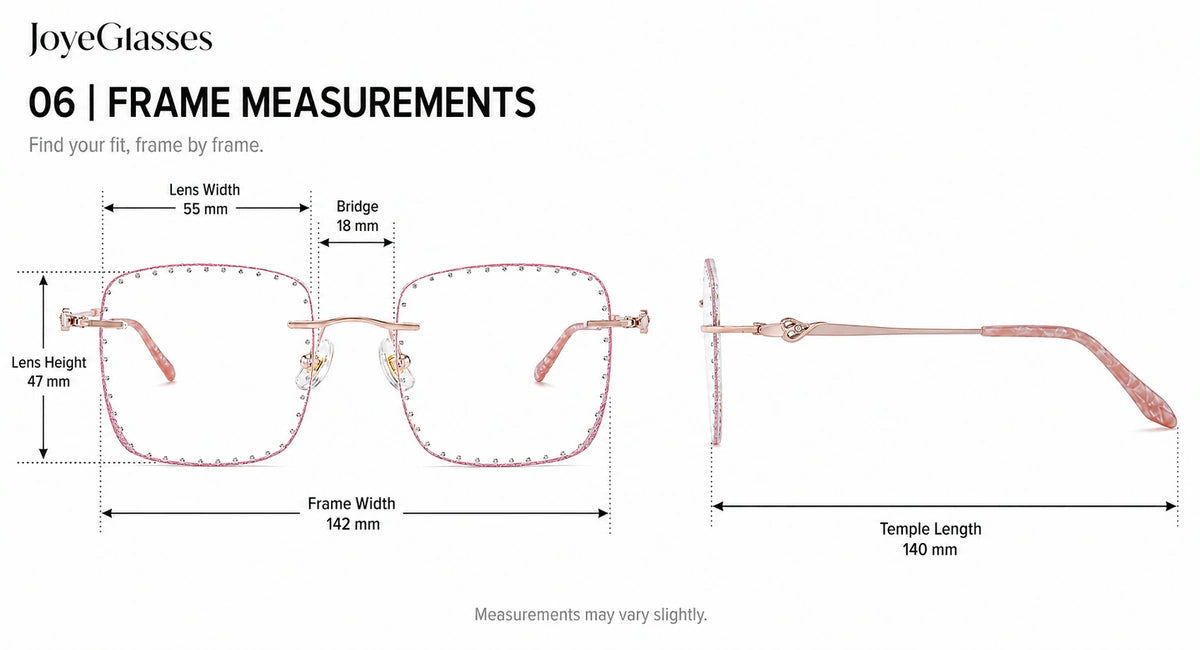 Frame size and fit details