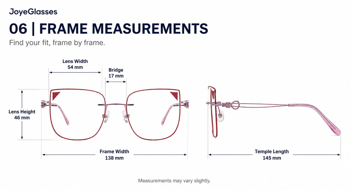 Frame size and fit details