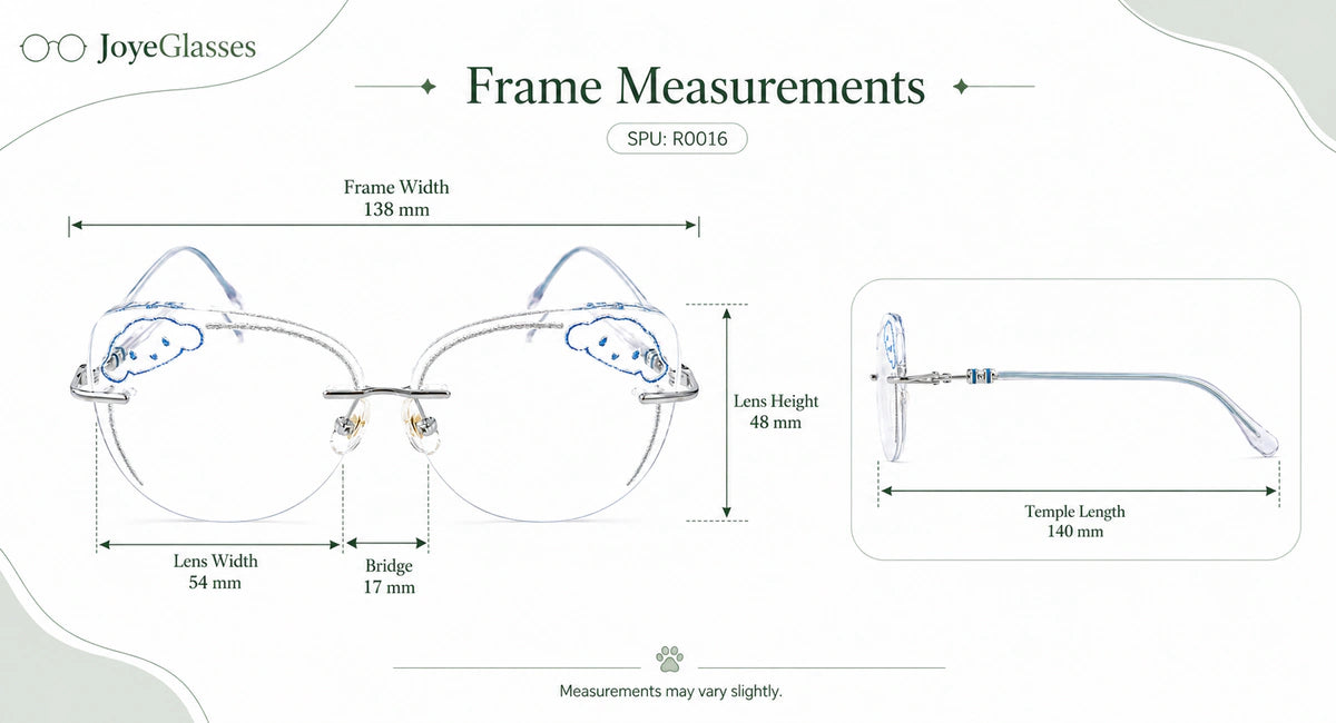 Frame size and fit details