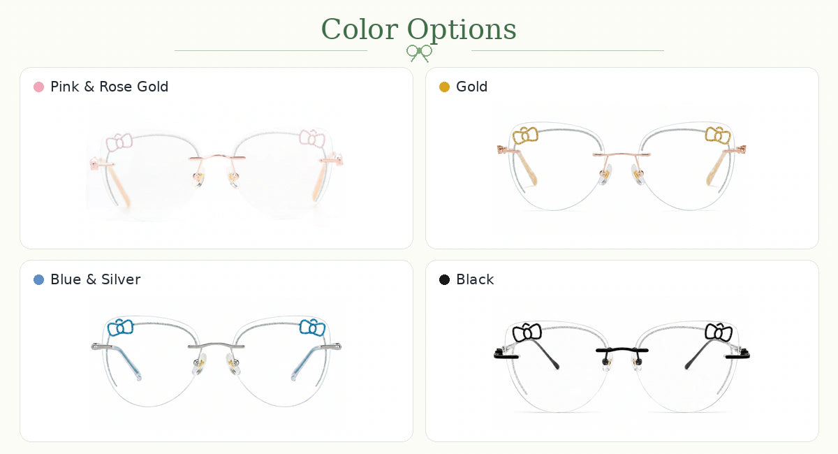 Available frame colors and details