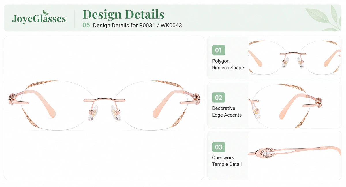 Prescription-ready eyewear frame